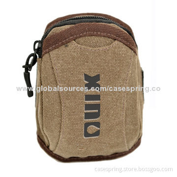Mobile Phone Armband in Canvas, Mercerized Cotton Materials, Leather Accessories